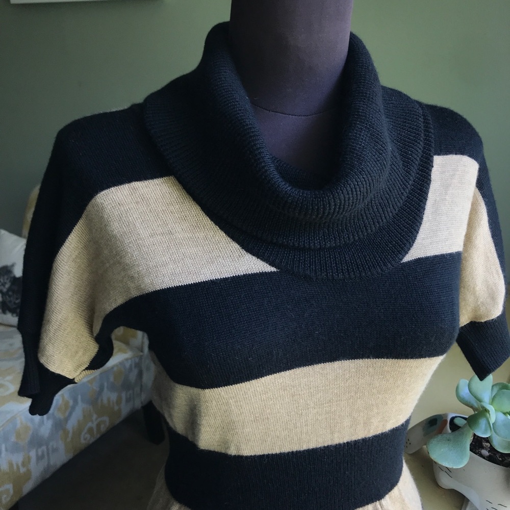 SALE: Cozy Chic Loft Cowl Neck Chic Sweater Dress - Picture 1 of 7